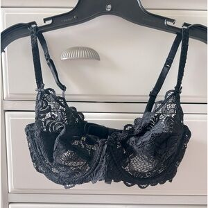 🖤NWT Adore Me Black Lacy Bra - Sz 36D